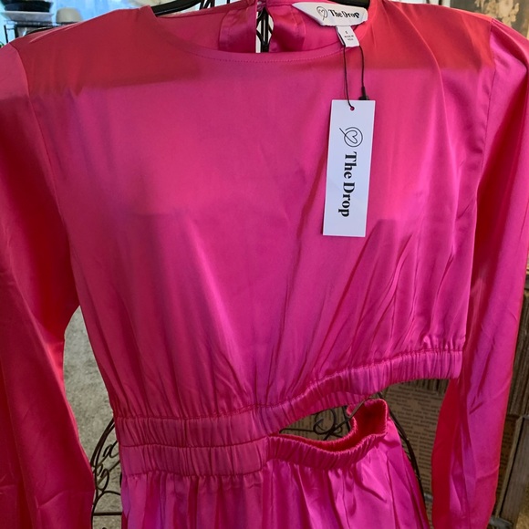 The Drop women’s Jacob Long Sleeve Cutout Midi Dress - Picture 12 of 15